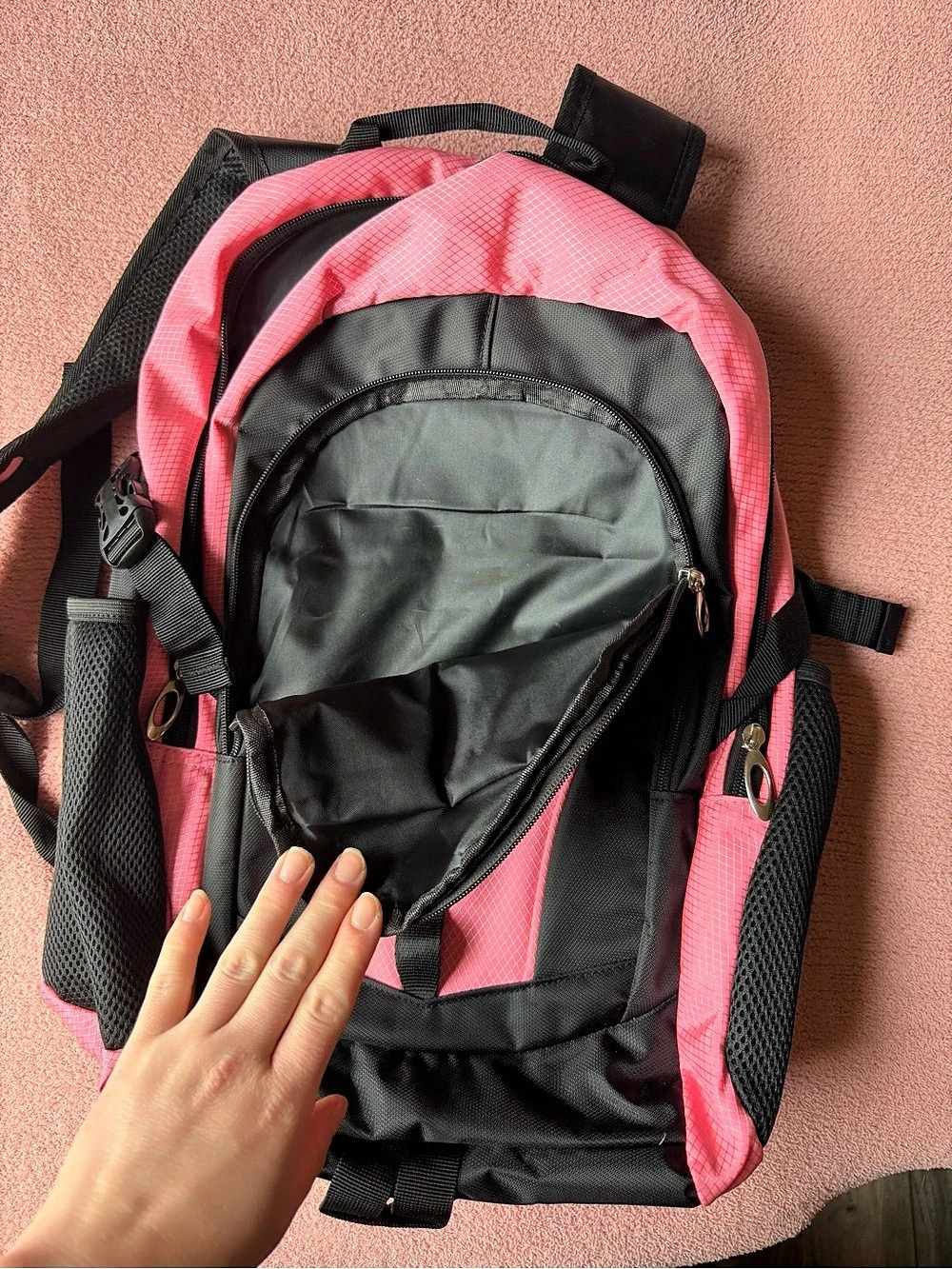 Pink & Black Backpack - Picture 4 of 4